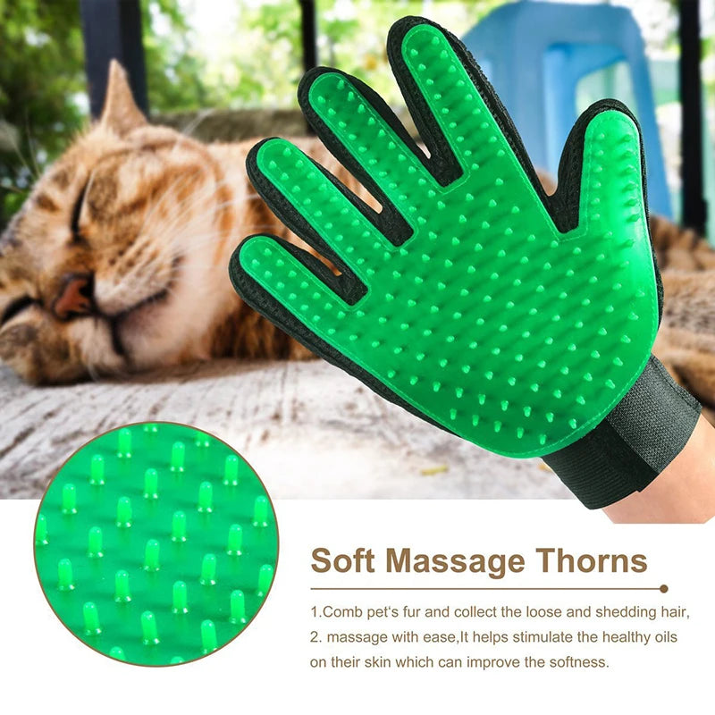 Pet Grooming Glove – Gentle & Effective Grooming for Your Furry Friends! - Pet Bliss