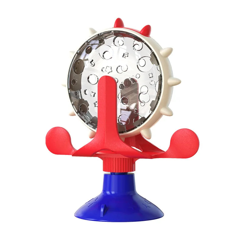 Spinning Magic Wheel – Interactive Food Dispenser for Cats🎡 - Pet Bliss