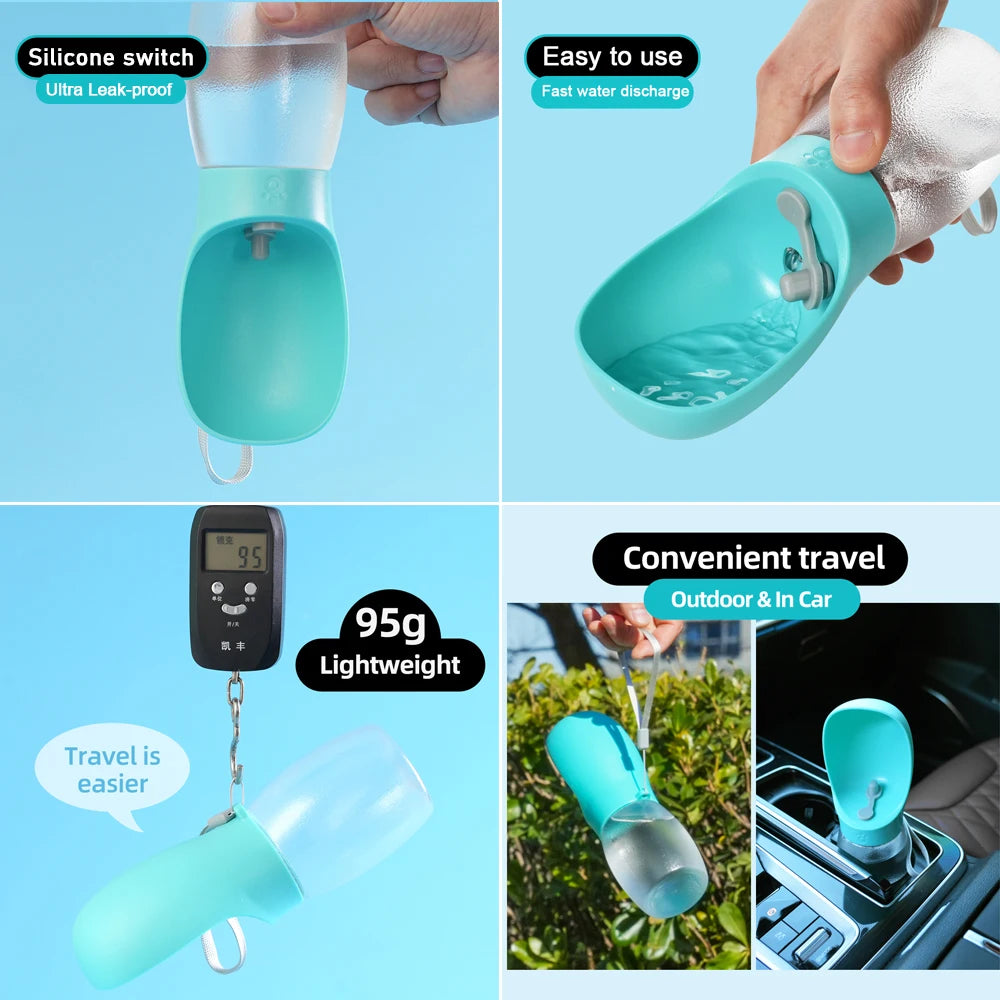 Portable Dog Water Bottle – Hydration On-the-Go 💧 - Pet Bliss