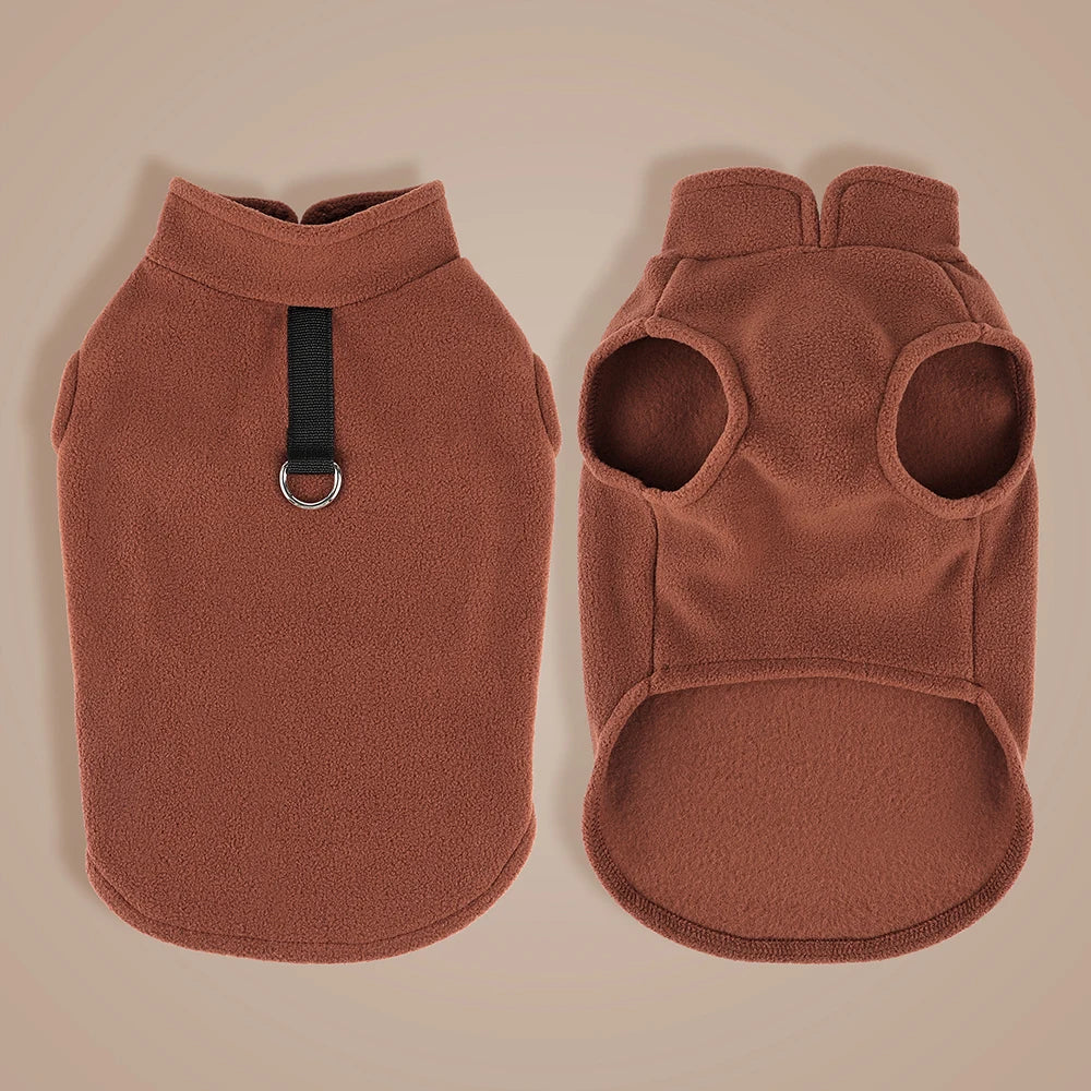 Cozy Fleece Pet Vest – Warmth with a Zip - Pet Bliss