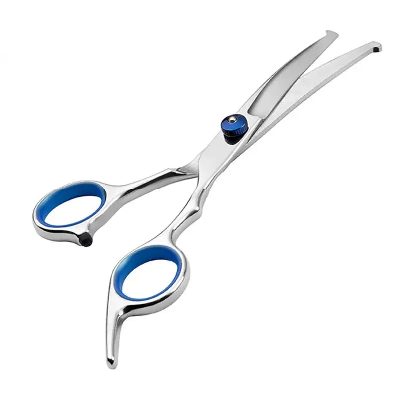 7-Inch Curved Pet Grooming Scissors – Professional & Safe Trimming - Pet Bliss