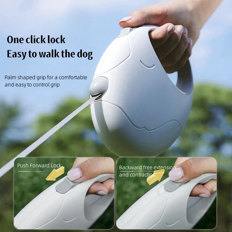 Minimalist Retractable Leash – Style Meets Function - Pet Bliss