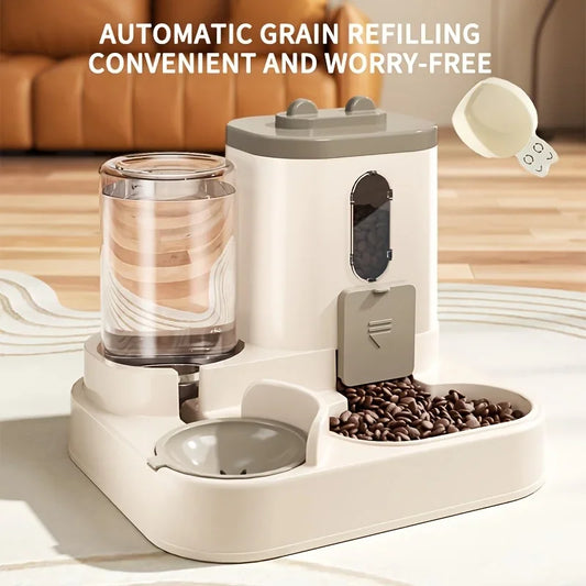 Automatic Pet Feeder & Water Dispenser – Hassle-Free Mealtime for Your Furry Friends! - Pet Bliss