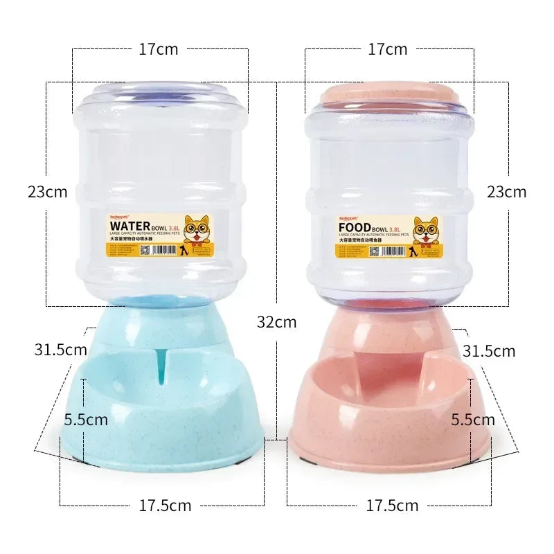 Automatic Pet Feeder & Water Dispenser – Hassle-Free Feeding Solution! - Pet Bliss