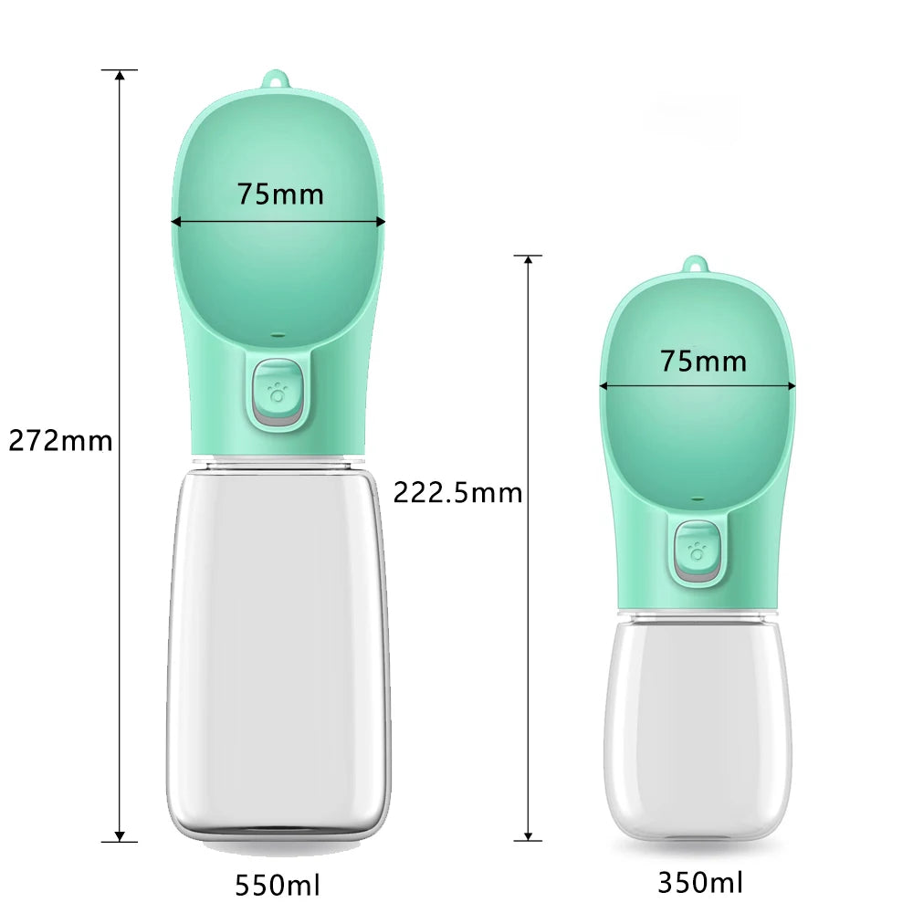 Portable One-Touch Pet Water Bottle – Hydration On-the-Go! - Pet Bliss