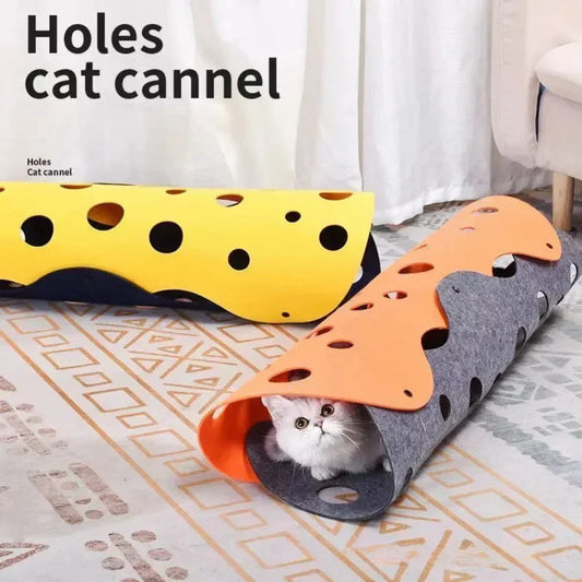 Cheese Cat Tunnel – Hide, Seek & Play All Day 🧀🐱 - Pet Bliss