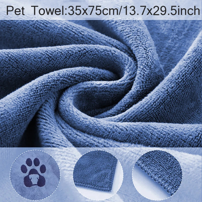 Ultra-Soft & Absorbent Pet Towel – Dry Your Pet in Seconds! - Pet Bliss