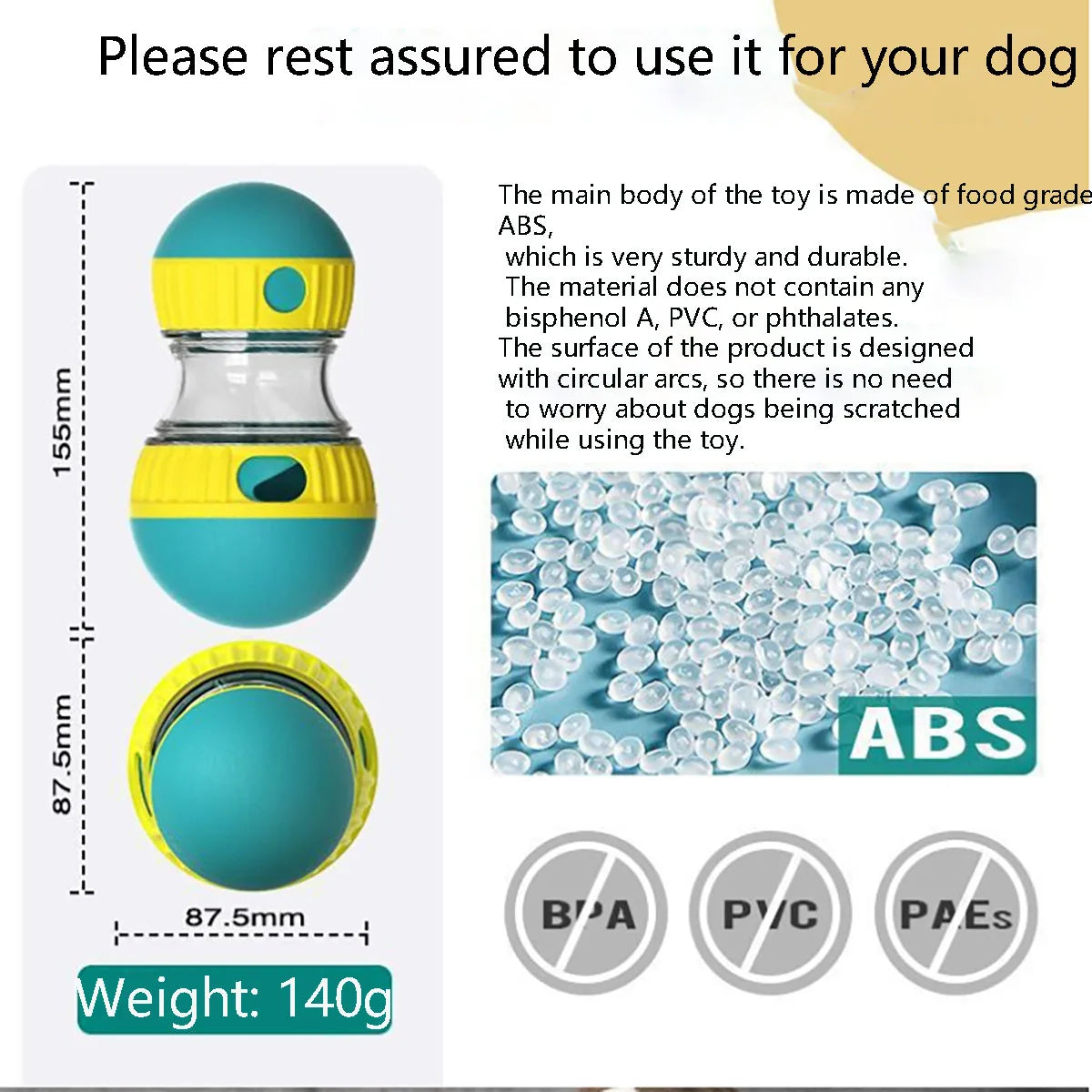 Tumble Treat Puzzle Ball - Pet Toy - Pet Bliss