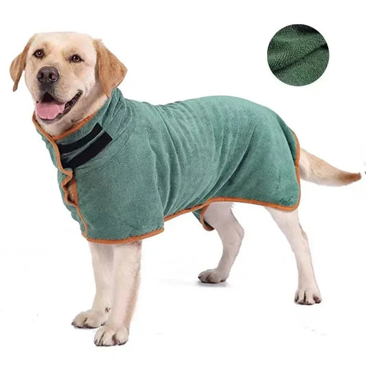 Super Absorbent Dog Bathrobe – Keep Your Pup Warm & Dry - Pet Bliss