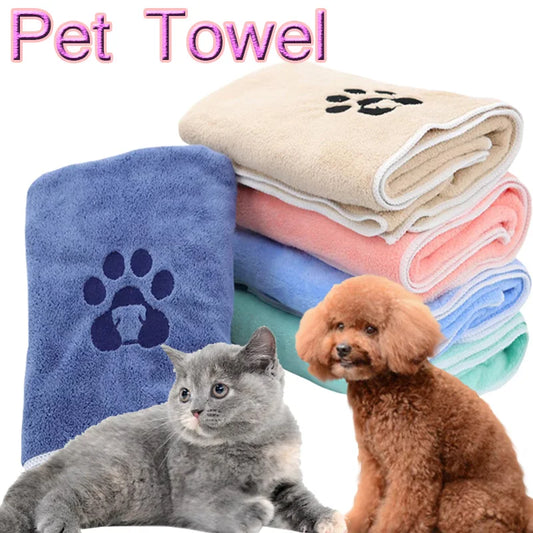 Ultra-Soft & Absorbent Pet Towel – Dry Your Pet in Seconds! - Pet Bliss