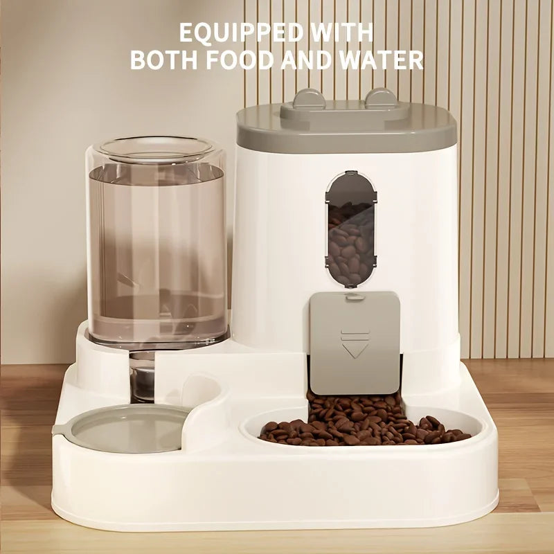 Automatic Pet Feeder & Water Dispenser – Hassle-Free Mealtime for Your Furry Friends! - Pet Bliss
