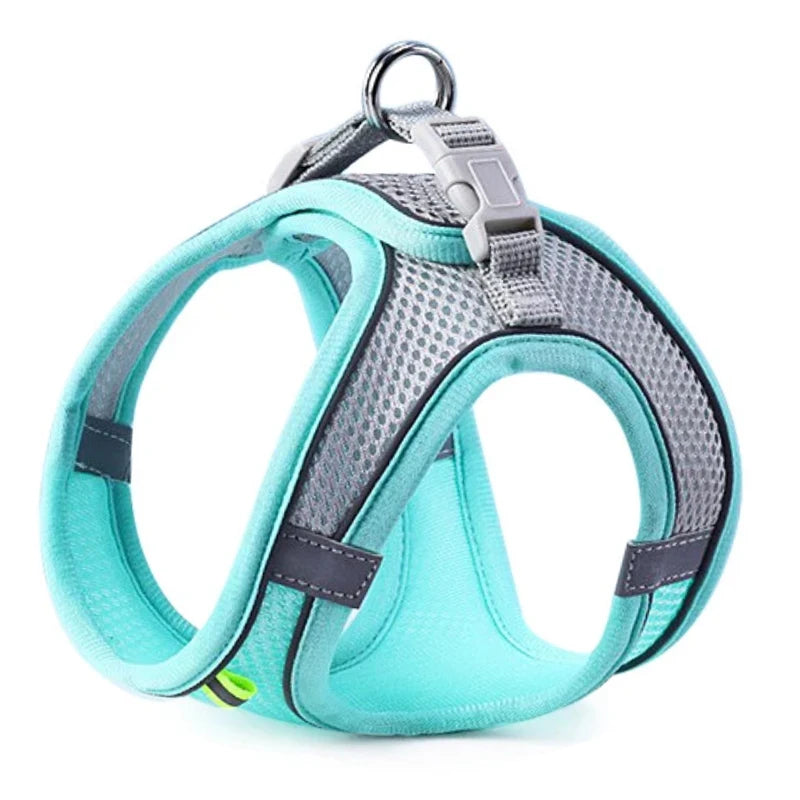 Soft Mesh Pet Harness – Reflective & Comfy - Pet Bliss