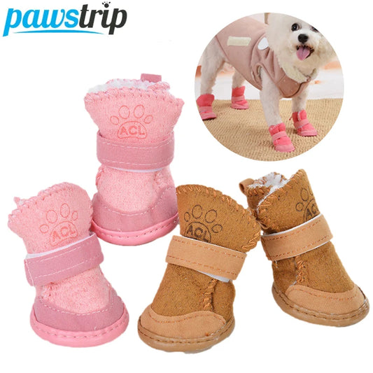 Pawstrip Winter Dog Boots (Set of 4) - Pet Bliss