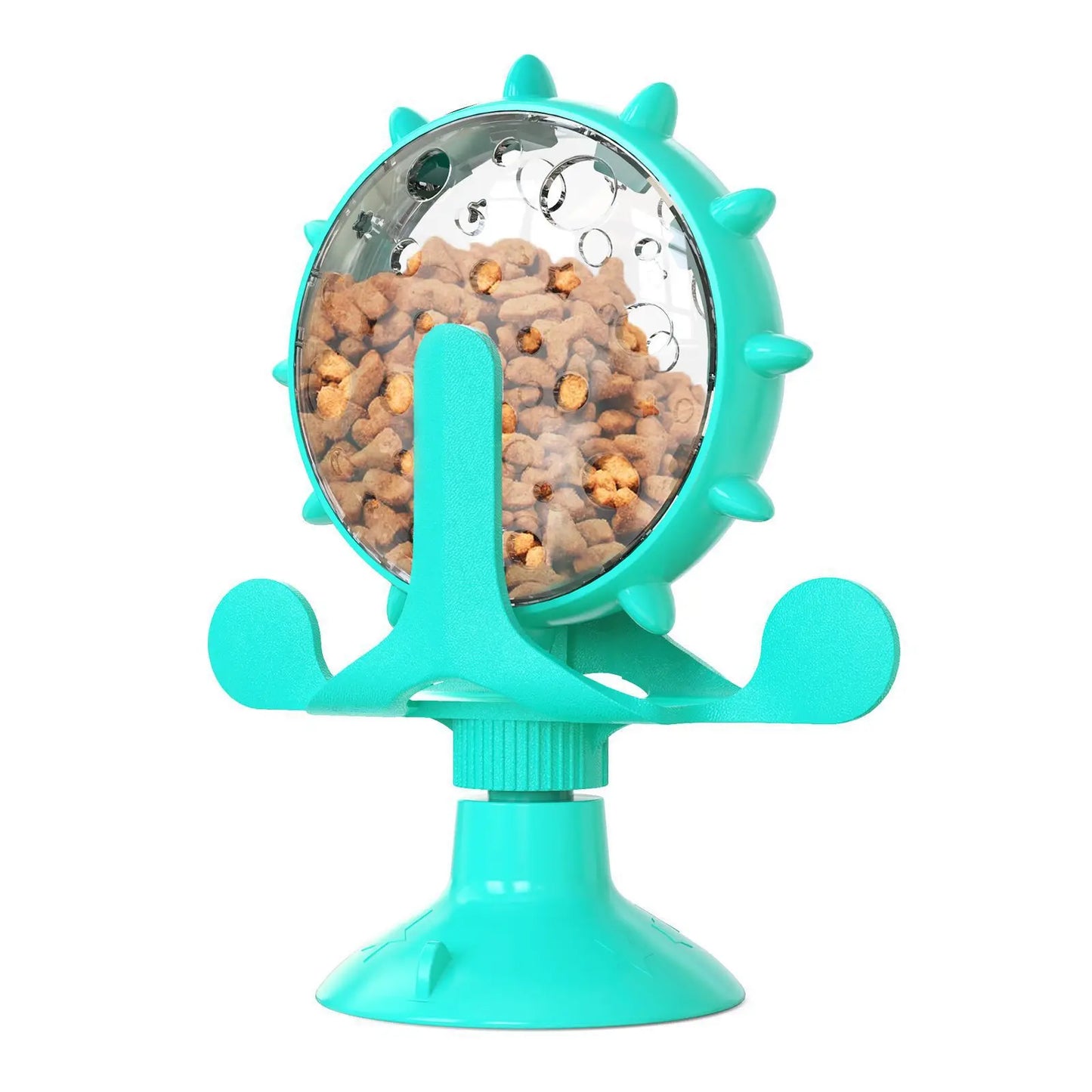 Spinning Magic Wheel – Interactive Food Dispenser for Cats🎡 - Pet Bliss