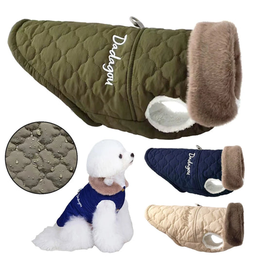 Luxury Quilted Winter Coat – Warmth with a Touch of Class - Pet Bliss