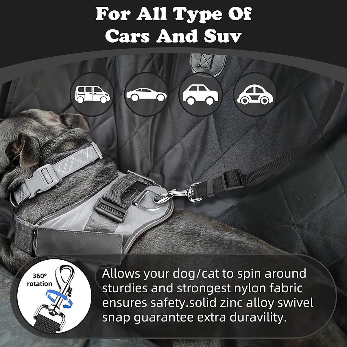 Dog Seat Belt – Ultimate Safety & Comfort for Your Pup! - Pet Bliss