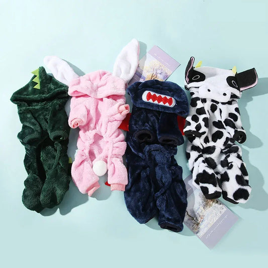 🎭 "Dress-Up Delights" Animal Onesie Collection 🎭 - Pet Bliss