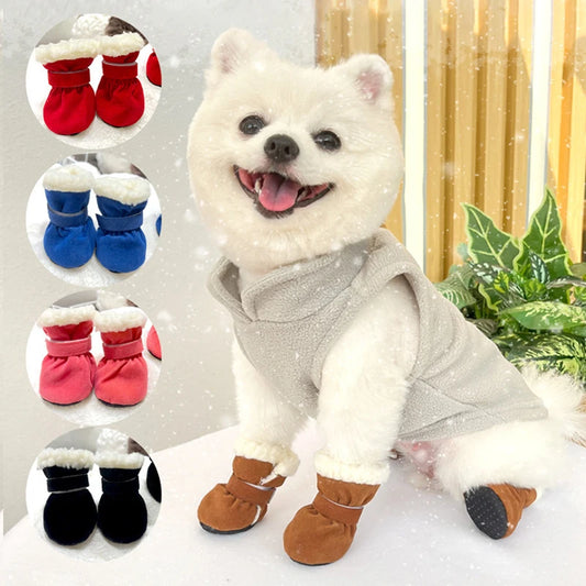 Cozy Anti-Slip Dog Boots (Set of 4) - Pet Bliss