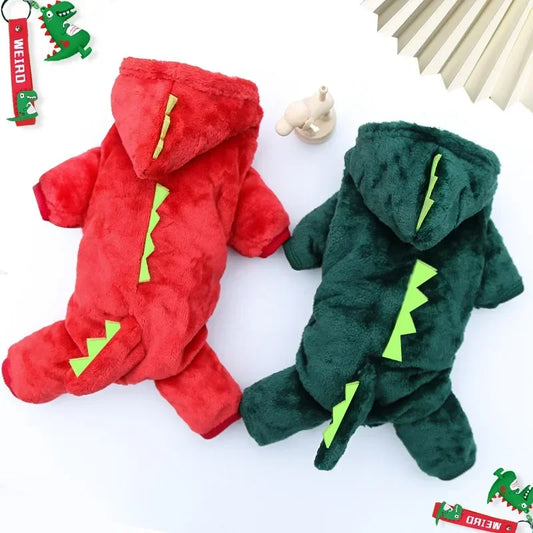 Dinosaur Pet Pajamas - Cozy & Adorable Sleepwear for Your Pets! - Pet Bliss