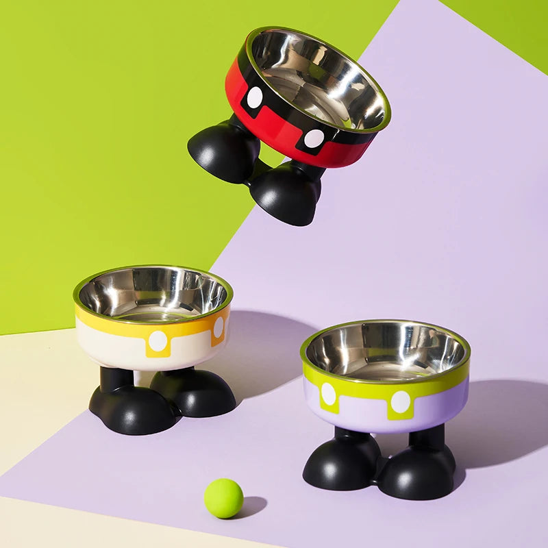 Cartoon Feet Pet Bowl – Fun, Functional & Full of Character - Pet Bliss