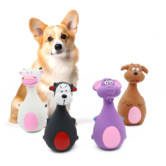 Squeaky Animal Dog Toy – Fun & Engaging Playtime - Pet Bliss