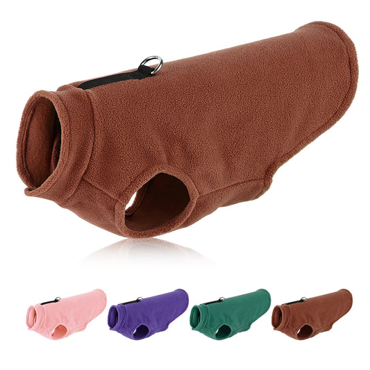 Cozy Fleece Pet Vest – Warmth with a Zip - Pet Bliss