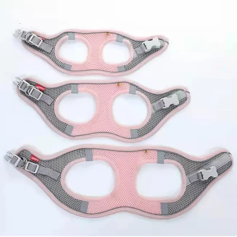 Soft Mesh Pet Harness – Reflective & Comfy - Pet Bliss