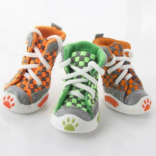 Breathable Mesh Dog Sneakers – Stylish Summer Paw Protection - Pet Bliss