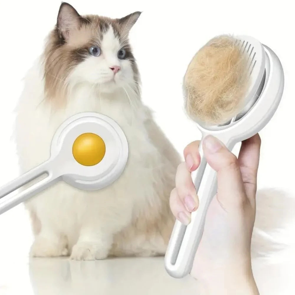 Self-Cleaning Pet Grooming Brush – Tangle-Free, Shed-Free, Stress-Free! - Pet Bliss