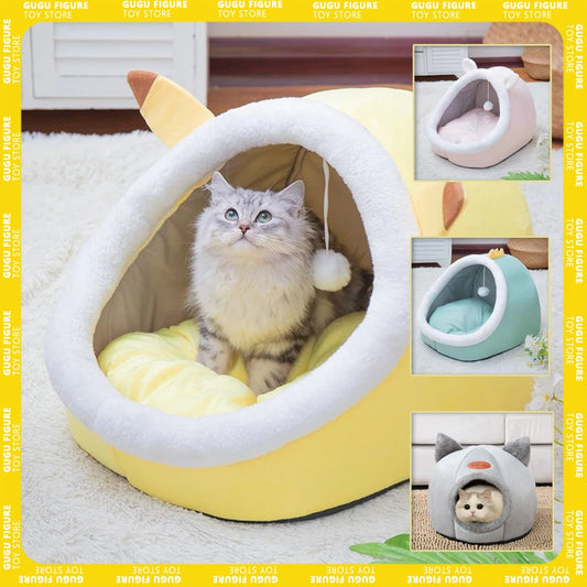 Cozy Cat Cave Bed – Warm, Comfy & Private! 🏠🐾 - Pet Bliss