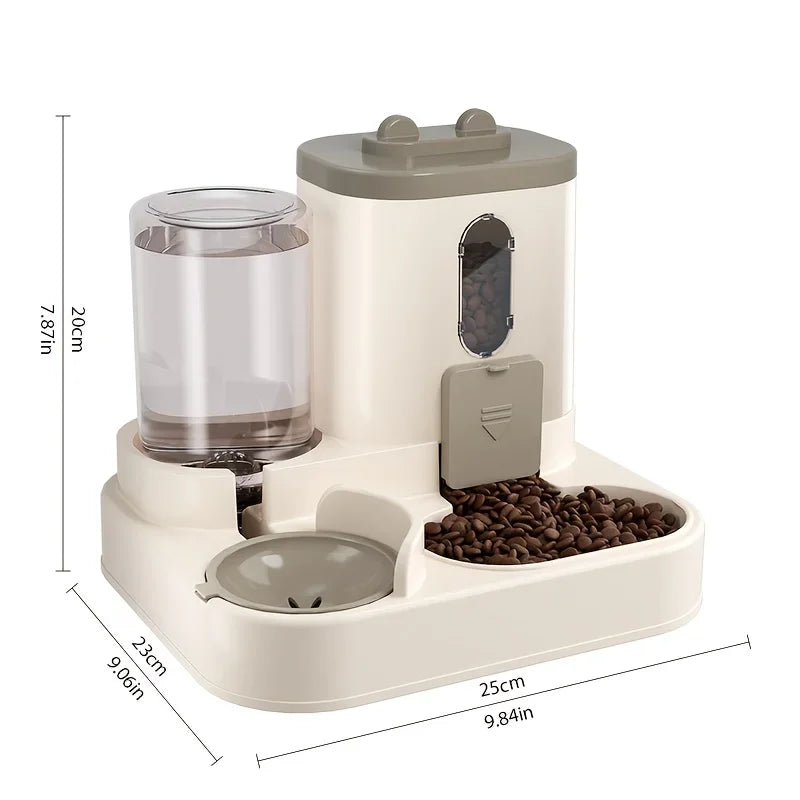 Automatic Pet Feeder & Water Dispenser – Hassle-Free Mealtime for Your Furry Friends! - Pet Bliss