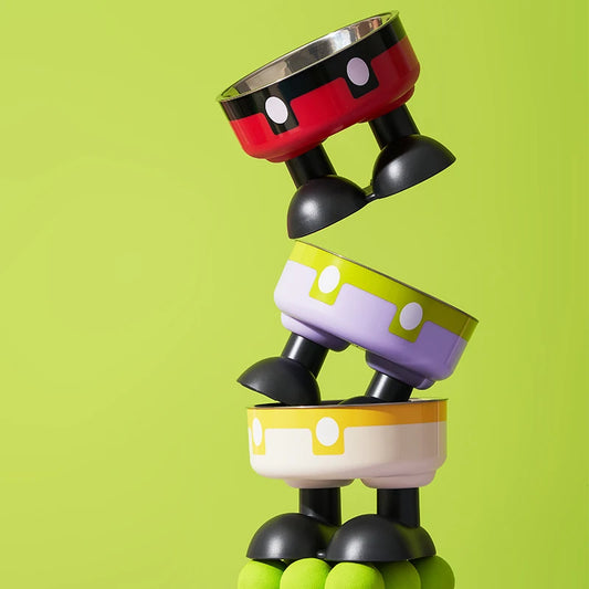 Cartoon Feet Pet Bowl – Fun, Functional & Full of Character - Pet Bliss