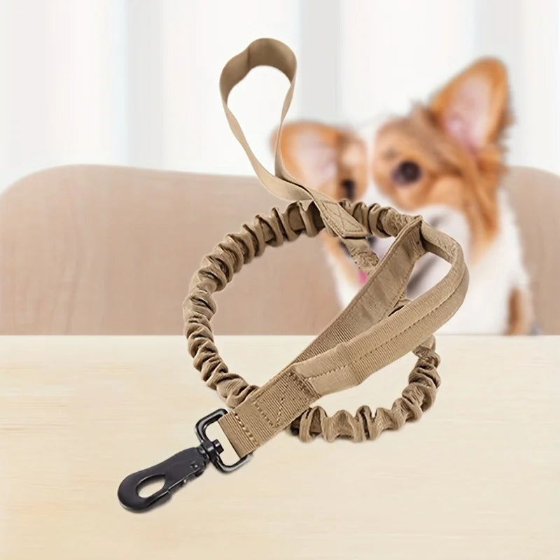 Tactical Bungee Dog Leash – Strong, Stretchy, and Built for Action - Pet Bliss
