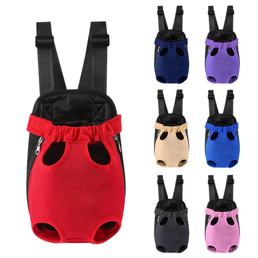 Front-Facing Pet Carrier Backpack – Stylish Comfort for Adventures - Pet Bliss