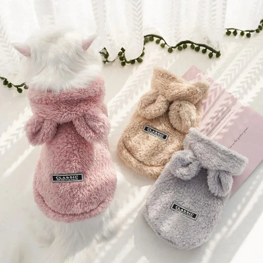 Bunny Ear Dog Sweater – Cozy & Adorable Winter Wear for Your Pup! - Pet Bliss
