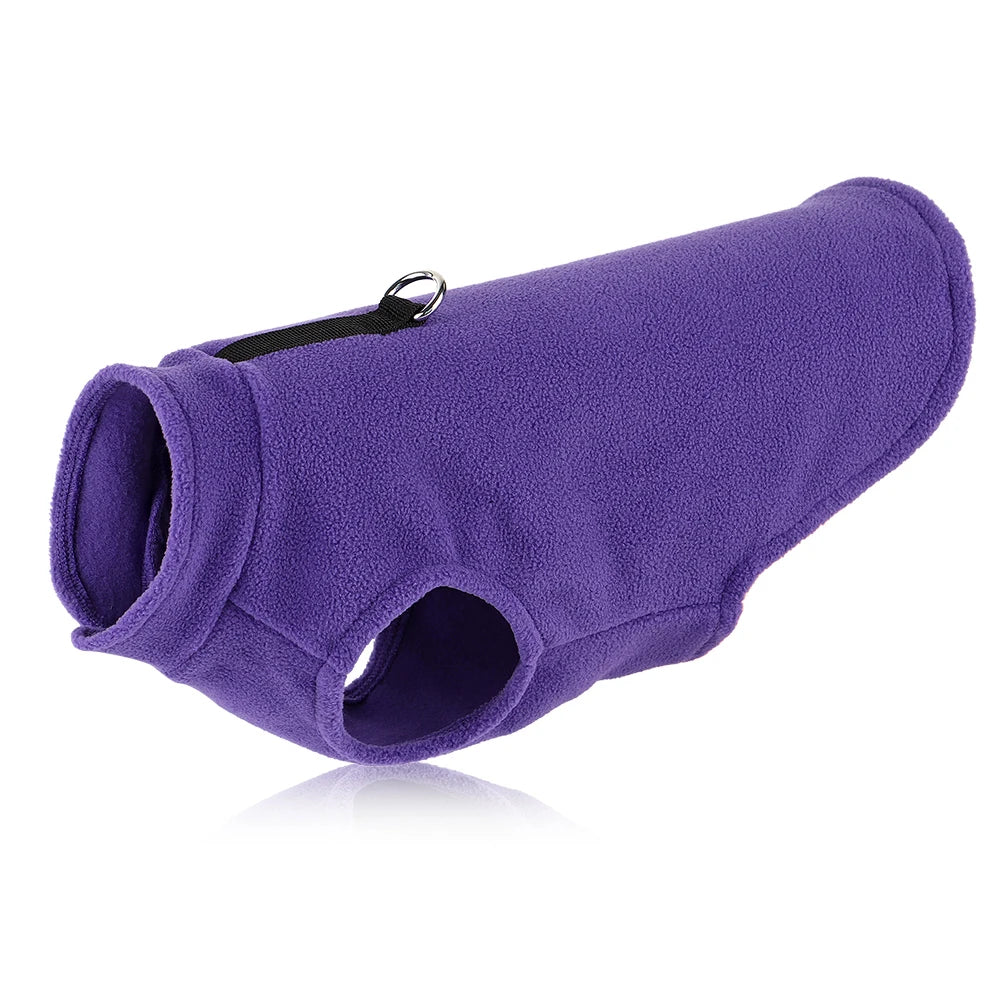 Cozy Fleece Pet Vest – Warmth with a Zip - Pet Bliss