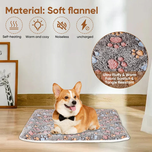 Luxury Flannel Pet Mat – Cozy & Warm for All Seasons - Pet Bliss
