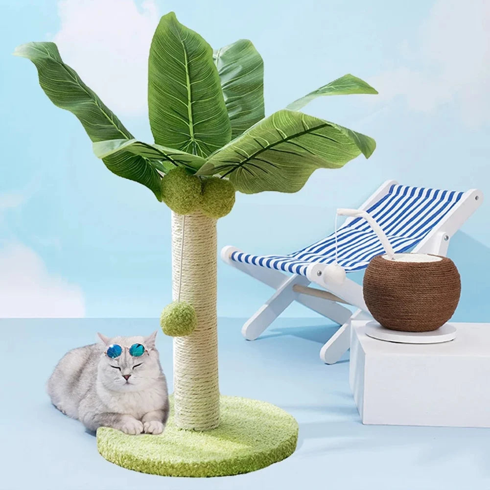 Palm Tree Cat Scratcher – Scratch, Climb, and Chill in Style 🌴 - Pet Bliss