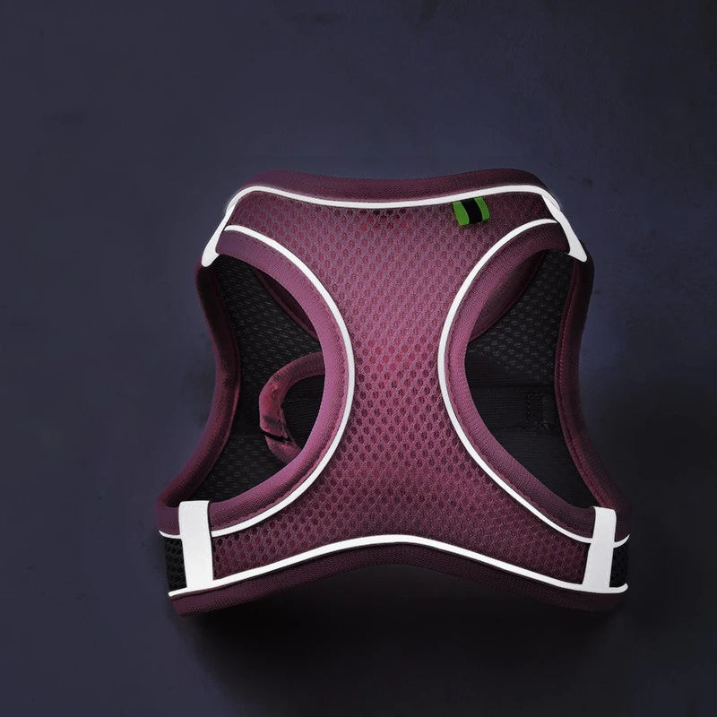 Soft Mesh Pet Harness – Reflective & Comfy - Pet Bliss