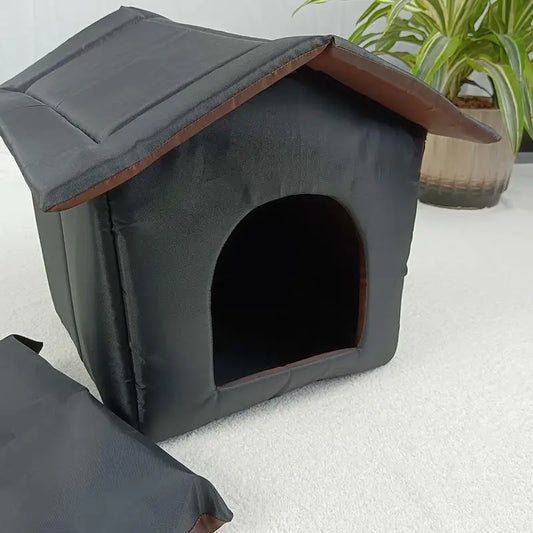 🏡 Cozy & Weatherproof Pet House – Ultimate Shelter for Cats & Small Dogs! 🐶🐱 - Pet Bliss