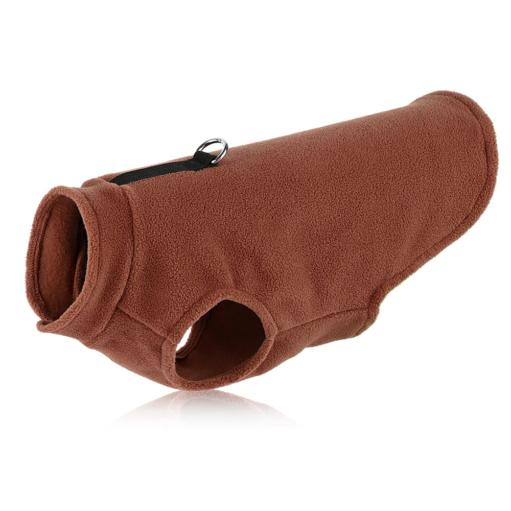 Cozy Fleece Pet Vest – Warmth with a Zip - Pet Bliss