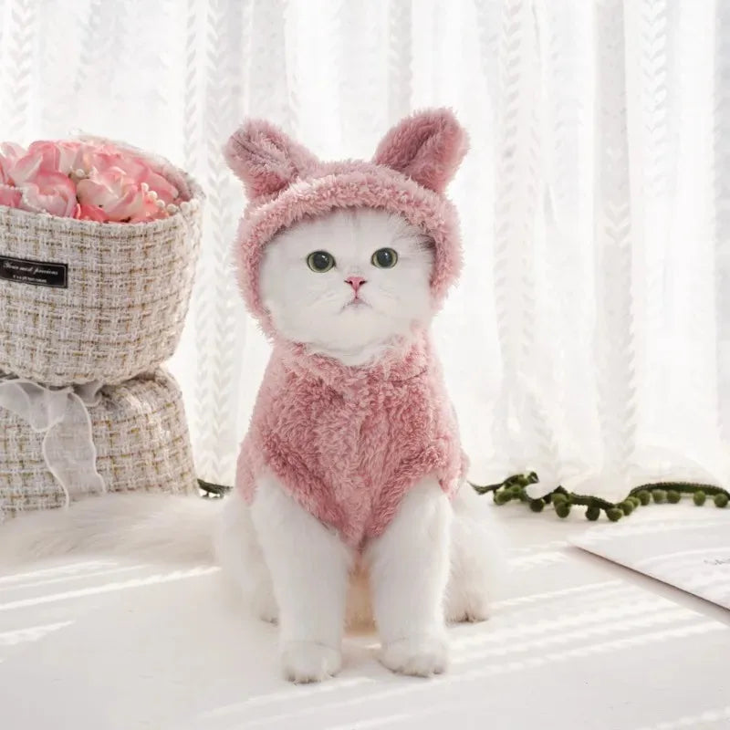 Bunny Ear Dog Sweater – Cozy & Adorable Winter Wear for Your Pup! - Pet Bliss