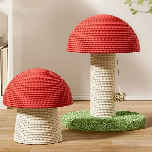 🍄 Mushroom Cat Scratching Post – A stylish blend of fun & function! - Pet Bliss