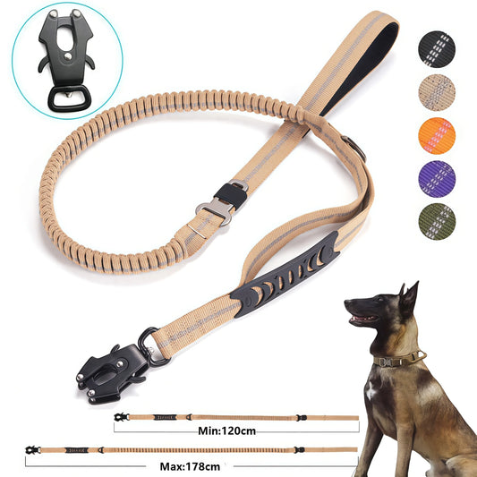 Shock-Absorbing Bungee Dog Leash – Strength Meets Comfort - Pet Bliss