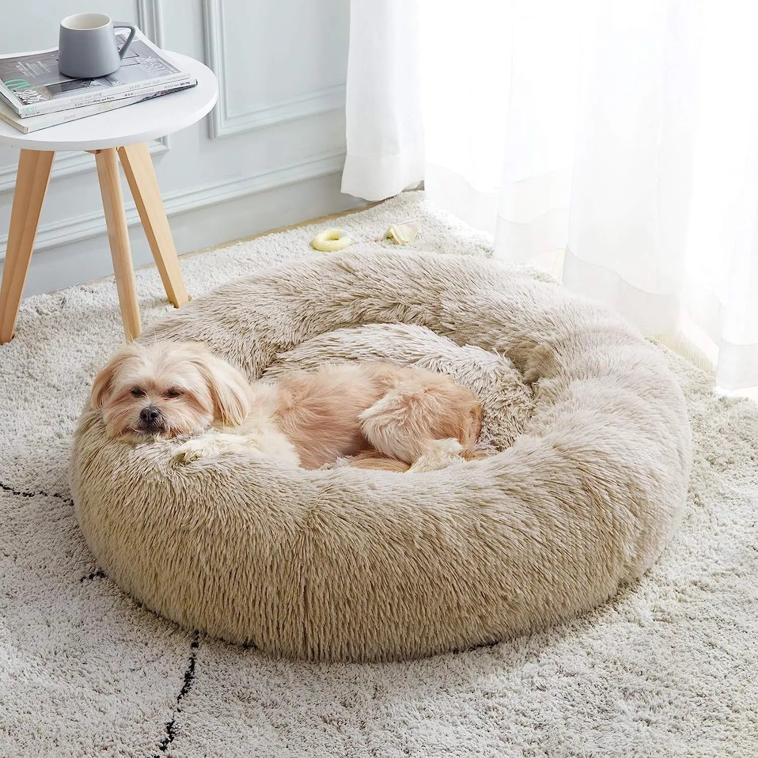 Ultra-Plush Calming Pet Bed – The Coziest Sleep Haven! - Pet Bliss