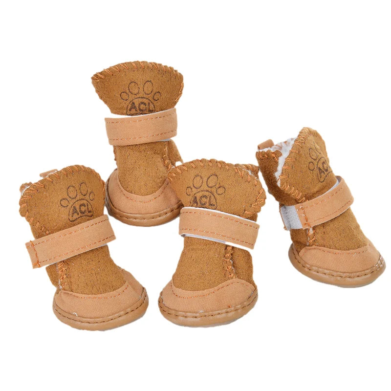 Pawstrip Winter Dog Boots (Set of 4) - Pet Bliss