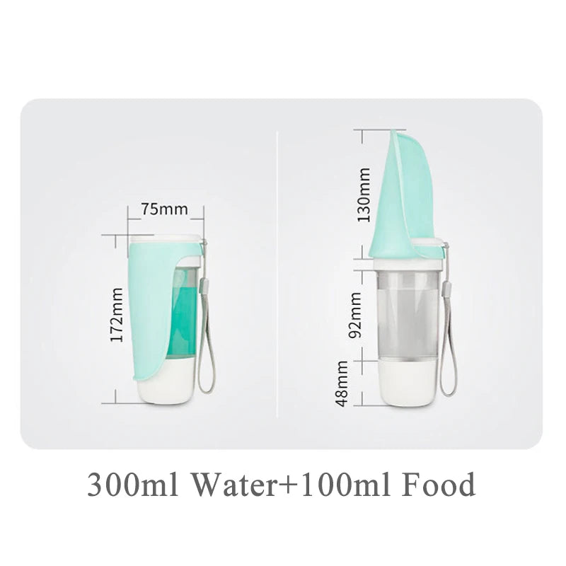 Portable Pet Water & Food Bottle 🐾 - Pet Bliss