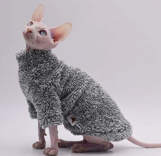 Cozy Fleece Sweater for Cats – Soft & Warm Winter Pet Clothing - Pet Bliss