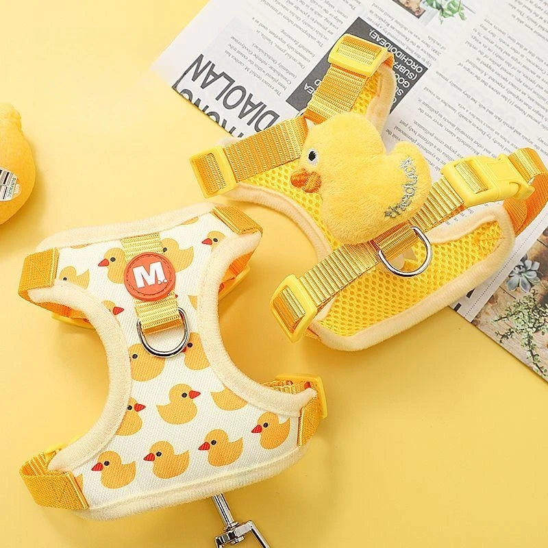 Duck Harness & Leash Set – Bright, Breezy, and Built for Fun - Pet Bliss