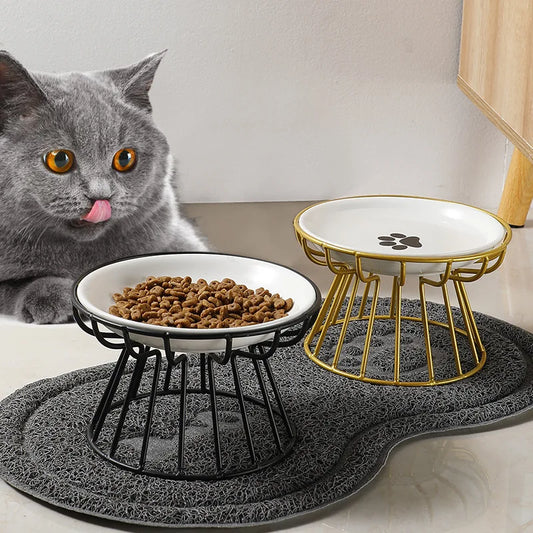 Elevated Ceramic Pet Bowl – Eat in Style, Digest with Ease - Pet Bliss